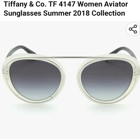 Tiffany & Company TF4147 Modified Aviator Sunglasses NA # 430 - Picture 17 of 17